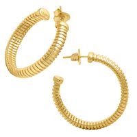 Boucles d'oreilles Giovanni Raspini Femme TUBOGAS in Argent 12542